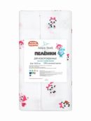 Пеленки детские муслин 2шт. Adam Stork Малышарики "Нюшенька/Пандочка"