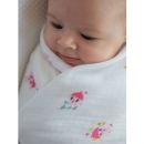 Пеленки детские муслин 2шт. Adam Stork Малышарики "Нюшенька/Пандочка"