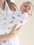 Пеленки детские муслин 2шт. Adam Stork Малышарики "Крошик/Ёжик"