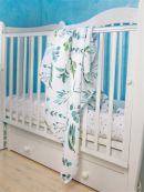 Пеленка детская муслин Adam Stork Eucalyptus