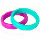 Itzy Ritzy (США) Силиконовый браслет Round Bangle Gray