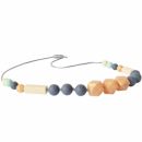 Силиконовые бусы Itzy Ritzy Patite Slate Gold