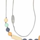 Силиконовые бусы Itzy Ritzy Patite Slate Gold