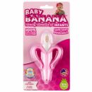 Зубная щетка прорезыватель Банан розовый Baby Banana