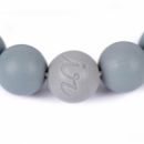 Силиконовый браслет Itzy Round Bead Ritzy Gray