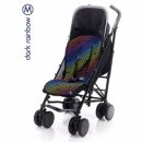 Матрасик в коляску хлопковый Bsnuggle 3D air Mesh M dark rainbow