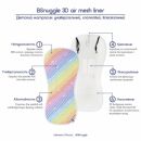 Матрасик в коляску хлопковый Bsnuggle 3D air Mesh M dark rainbow