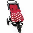 Теплый флисовый конверт Buggysnuggle Sheep Red