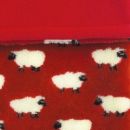 Теплый флисовый конверт Buggysnuggle Sheep Red