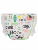 Экологически чистые одноразовые подгузники премиум-класса Honest 3,4-6,3 кг., в наборе 44 шт., размер 1 расцветка унисекс Barnyard Babies