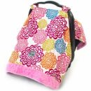 Накидка на автокресло Itzy Ritzy Fresh Bloom with Pink Minky