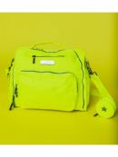 JuJuBe (США) Контейнер для пустышек, футляр, круглая сумочка Paci Pod Неоновая Желтая - Hightlighter Yellow