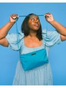 JuJuBe (США) Сумка для мамы Be Quick Неоновая Голубая - Electric Blue 2 ремня короткий и через плечо