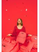 JuJuBe (США) Контейнер для пустышек, футляр, круглая сумочка Paci Pod Неоновая Коралловая - Neon Coral