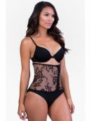 Belly Bandit (США) Бандаж послеродовый Couture кружевной черный с телесным XL (127-145 см.)