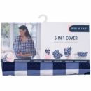 Bebe Au Lait (США) Накидка для кормления грудью, милк снуд 5 в 1 Buffalo Check