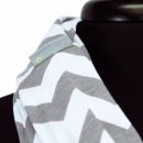Шарф для кормления Itzy Ritzy C. Grey Chevron