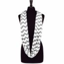 Шарф для кормления Itzy Ritzy C. Grey Chevron