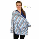 Муслиновый шарф для кормления Itzy Ritzy Sweet Dreamcatcher, Blue