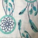 Муслиновый шарф для кормления Itzy Ritzy Sweet Dreamcatcher, Blue