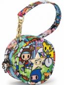 JuJuBe (США) Контейнер для пустышек, футляр, круглая сумочка Paci Pod - Tokidoki Team Toki