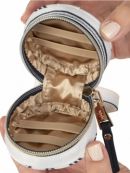 JuJuBe (США) Контейнер для пустышек, футляр, круглая сумочка Paci Pod В полоску - Tea Time