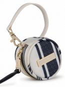 JuJuBe (США) Контейнер для пустышек, футляр, круглая сумочка Paci Pod В полоску - Tea Time