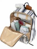 Zealous Рюкзак для мамы и ребенка В полоску - Tea Time JuJuBe