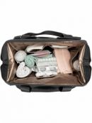 Dr. B.F.F. Сумка рюкзак для мамы дорожная - Catwalk / Черный леопард JuJuBe