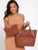 JuJuBe (США) Сумка для молодой мамы с клатчем кожаная Whitney Carson - Spice