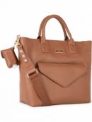 JuJuBe (США) Сумка для молодой мамы с клатчем кожаная Whitney Carson - Spice