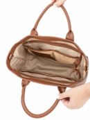 JuJuBe (США) Сумка для молодой мамы с клатчем кожаная Whitney Carson - Spice