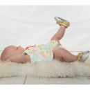 Itzy Ritzy (США) Пинетки из кожи натуральной Blush Sparkle (размер 0-6 мес.)