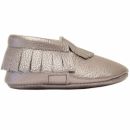 Пинетки из кожи натуральной Itzy Ritzy Pewter (размер 6-12 мес.)