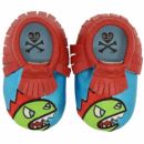 Itzy Ritzy (США) Пинетки из кожи натуральной Kaiju (размер 0-6 мес.)