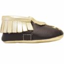 Itzy Ritzy (США) Пинетки из кожи натуральной Hearts & Cross Bones (размер 0-6 мес.)