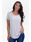 Belly Bandit (США) Футболка для кормления Perfect Nursing Tee Grey L (50-52)
