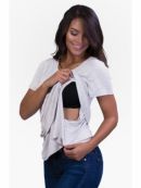 Футболка для кормления Perfect Nursing Tee Grey S (42-44)
