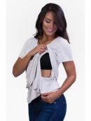 Belly Bandit (США) Футболка для кормления Perfect Nursing Tee Grey L (50-52)
