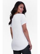 Футболка для кормления Perfect Nursing Tee White S (42-44)