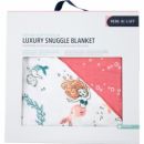 Одеяло для девочки Bamboo Muslin Bebe au Lait Mermaid/Bubbles