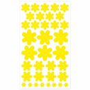 Световозвращающие стикеры на твердые поверхности Bsnuggle желтые цветочки