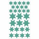 Световозвращающие стикеры на твердые поверхности Bsnuggle зеленые звездочки