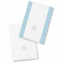 Полотенчики SwaddleDesign Baby Burpie Set Pstl Blue Dot