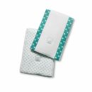 Полотенчики SwaddleDesign Baby Burpie Set SeaCrystal Dot