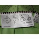 Фланелевая пеленка для новорожденного SwaddleDesigns Blue w/BR Dot