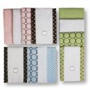 Полотенчики SwaddleDesign Baby Burpie Set Blue w/BR Mod C