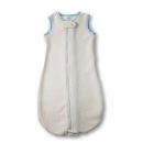 Спальный мешок для детей SwaddleDesigns эко флис TOG 1.5 Organic zzZipMe 3-6 М Pstl. Blue Trim