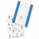 Полотенчики SwaddleDesign Marquisette Baby Burpie TB Cute & Calm
