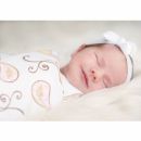 Детская пеленка тонкая SwaddleDesigns Маркизет Pink Paisley